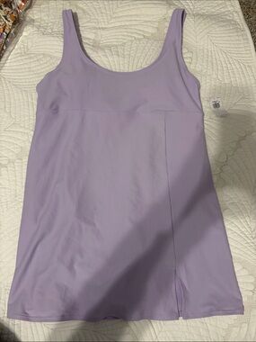 Old Navy Lilac Swim Dress with Skirt Overlay